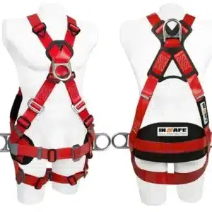 IN 8004-1P Arnés 4 Argollas en Poliuretano y Soporte Lumbar INSAFE