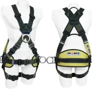 IN 8004-1-2K Arnés 4 Argollas en Kevlar con Argolla Dorsal en Reata con Soporte Lumbar INSAFE