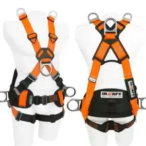 IN 8006-1 Arnés 6 Argollas para Espacios Confinados con Soporte Lumbar INSAFE