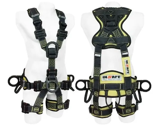 IN 8007-1ARC* Arnés 5 Argollas para Rescate para Arco Eléctrico con Soporte Lumbar INSAFE