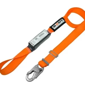 IN 8020-2R Eslinga Sencilla con Absorbedor Regulable y Argolla en Reata INSAFE