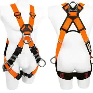 IN 8004-1E Arnés 4 Argollas con Hebillas de Ajuste Rápido y Soporte Lumbar INSAFE