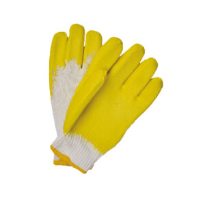 GUANTE DE HILAZA RECUERDO EN LATEX MULTIPROPOSITO AMARILLO
