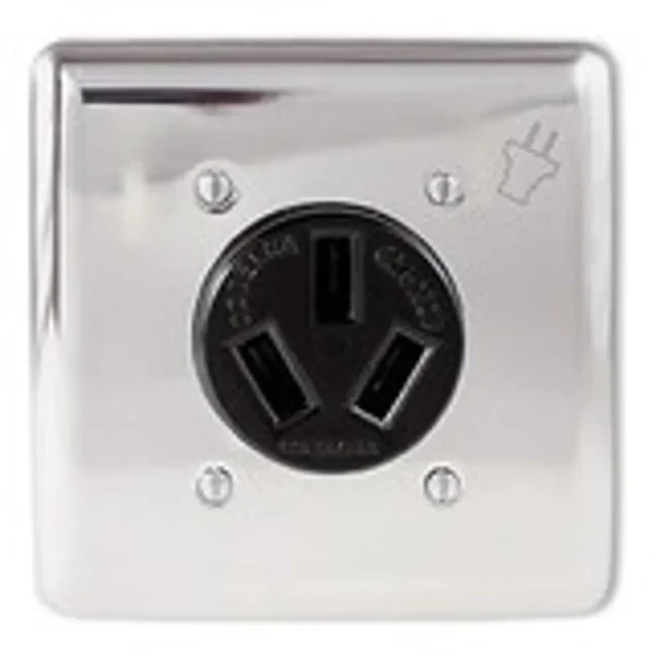 TOMA TRIFILAR DE INCRUSTAR 50A /250V CODELCA C-015