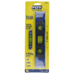 NIVEL TORPEDO MAGNETICO DE 9"FOY REF 142600