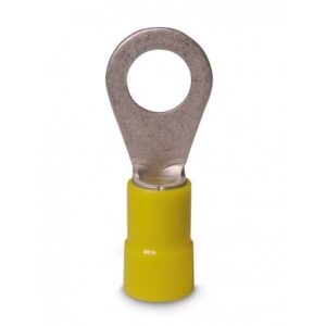 TERMINAL CIRCULAR PRE-AISLADA RV5.5-4S AMARILLA  4-6 MM (AWG 12-10)