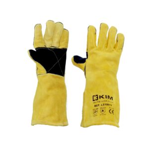 GUANTE CARNAZA SOLDADOR 14" HERCULES REFORZADO KIM  REF LSIOOIY