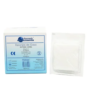 GASA ESTERIL NO TEJIDA X 5 UND 3″X3″ KENNEDY