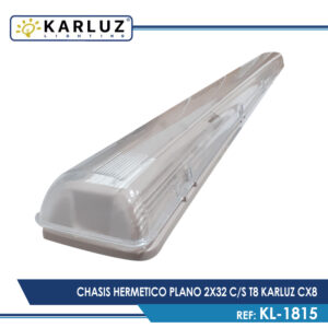 LP CHASIS HERMETICO ALTO 2X32 IP65 KARLUZ IT SY 220