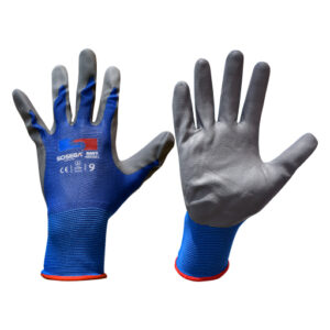 GUANTE NITRILO  REF 400050-L SOSEGA (AZUL-GRIS)