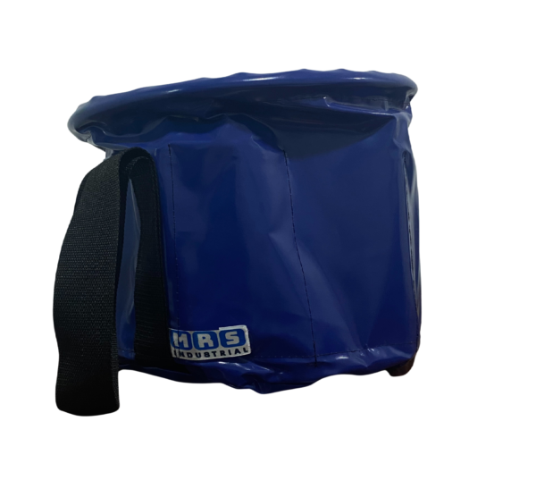 CUBO DE LONA AZUL PARA TRABAJO EN ALTURAS
