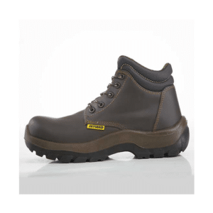 BOTA DE SEGURIDAD CAFE CON PUNTERA TALLA 44