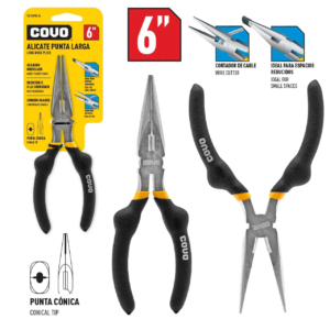 ALICATE PUNTA LARGA 6″ COVO REF CV-ZLP05-6L