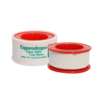 ESPARADRAPO TIPO TELA BLANCO 1″X5YD