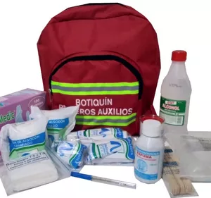 BOLSO GRANDE PARA BOTIQUIN TIPO A   12 ELEMENTOS
