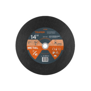 ABT-739 DISCO PARA CORTE DE METAL, TIPO 1, DIÁMETRO 14' TRUPER