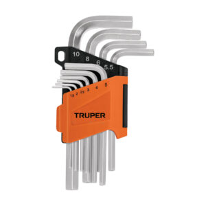 ALL-10M JUEGO DE 10 LLAVES BRISTOL MÉTRICAS CON ORGANIZADOR TRUPER