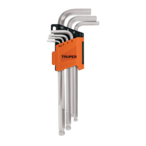 ALLX-7M JGO DE 7 LLAVES BRISTOL EXTRALARGAS MÉTRICAS C/ORGANIZADOR TRUPER