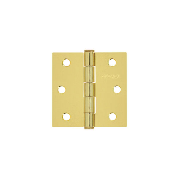 BISAGRA CUADRADA, 2-1/2', ACERO LATONADO, CABEZA PLANA BC-251P