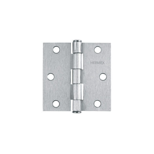 BISAGRA CUADRADA, 3', CROMO MATE, CABEZA PLANA BC-303P