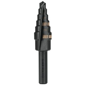 BES-6 BROCA ESCALONADA ÓXIDO NEGRO 6 ESCALONES 3/16′ A 1/2? TRUPER