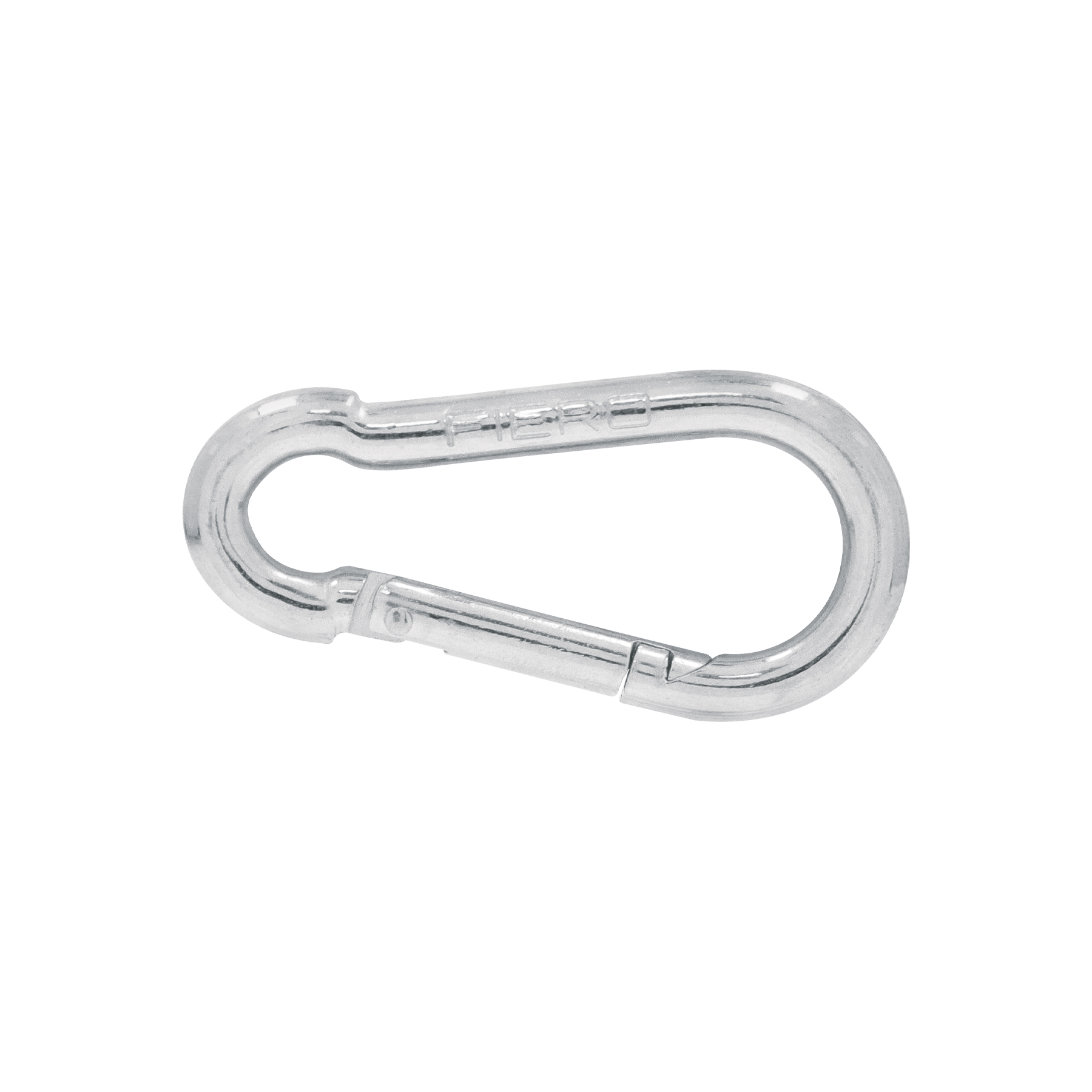 MOSQUETON PERA DE ACERO CON SEGURO DE GANCHO, 3/16' FIERO BMA-3/16