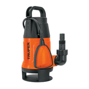 BOS-1-1/2SP BOMBA SUMERGIBLE  PLÁSTICA PARA AGUA SUCIA 1-1/2 HP TRUPER