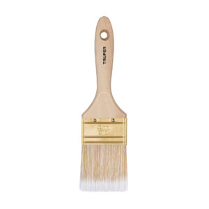 BRT-2-1/2S BROCHA CERDAS SINTÉTICAS,MANGO DE MADERA, CORTE RECTO, 2-1/2″ TRUPER