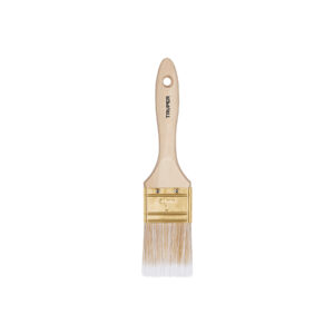 BRT-2S BROCHA CERDAS SINTÉTICAS,MANGO DE MADERA, CORTE RECTO, 2′» TRUPER