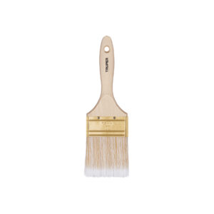 BRT-3S BROCHA CERDAS SINTÉTICAS,MANGO DE MADERA, CORTE RECTO, 3′» TRUPER