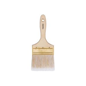 BRT-4S BROCHA CERDAS SINTÉTICAS,MANGO DE MADERA, CORTE RECTO, 4'" TRUPER