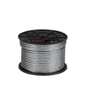 CAB-1/4F CABLE FLEXIBLE DE ACERO 1/4", 75 M FIERO