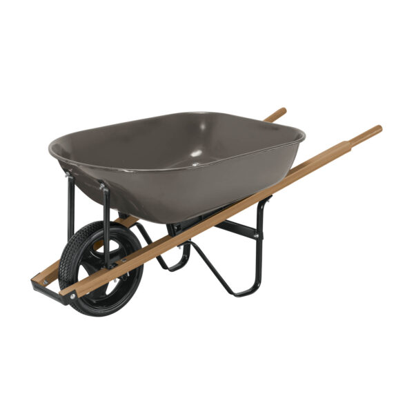 CARRETILLA 5.5 FT3, MGOS/MADERA 1-1/2", RUEDA ANTIPINCHAZO, PRETUL CAP-5WFFG
