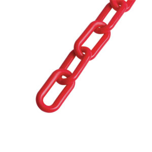 CAPL-8R CADENA DE PLÁSTICO DE 8MM, ROJA FIERO