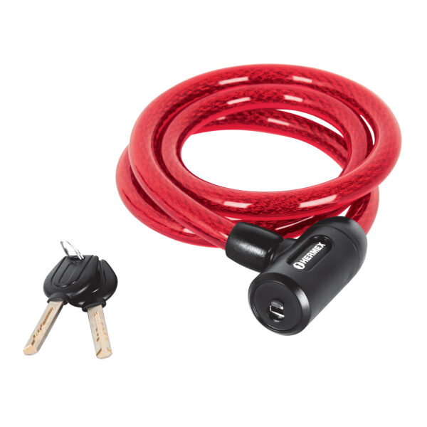 CANDADO BICICLETA CON LLAVE 15X1000MM CB-15