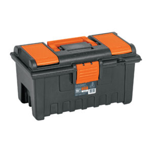 CHA-16NC CAJA PLÁSTICA 16' CON COMPARTIMENTOS, NARANJA TRUPER