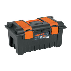 CHA-22NC CAJA PLÁSTICA 22' CON COMPARTIMENTOS, NARANJA TRUPER