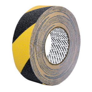 CIA-218P CINTA ANTIDERRAPANTE AMA/NEGRA CON ABRASIVO, 50MM X 18M" TRUPER