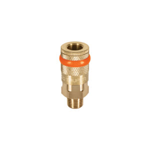 COPLE-MA-1/4 COPLE DE LATÓN, CUERDA 1/4 NPT, MACHO» TRUPER