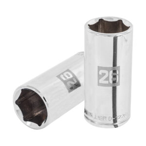 D-1226-ML DADO LARGO DE 6 PUNTAS, CUADRO 1/2′ DE 26 MM» TRUPER