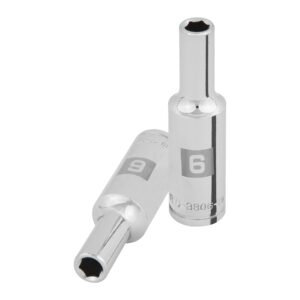D-3806-HM-L DADO LARGO DE 6 PUNTAS, CUADRO 3/8′ DE 6 MM» TRUPER