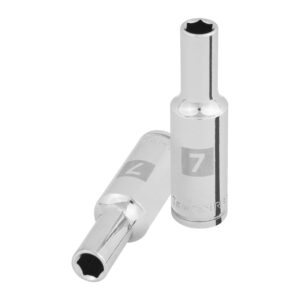 D-3807-HM-L DADO LARGO DE 6 PUNTAS, CUADRO 3/8′ DE 7 MM» TRUPER