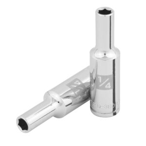 D-3808-HL DADO LARGO DE 6 PUNTAS, CUADRO 3/8′ DE 1/4′» TRUPER