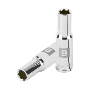 D-3809-HM-L DADO LARGO DE 6 PUNTAS, CUADRO 3/8′ DE 9 MM» TRUPER