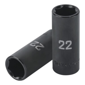 D-7322-ML DADO LARGO DE IMPACTO DE 22MM, 6 PUNTAS, CUADRO 1/2′» TRUPER