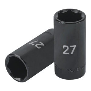 D-7327-ML DADO LARGO DE IMPACTO DE 27MM, 6 PUNTAS, CUADRO 1/2′» TRUPER