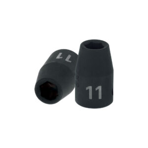 D-7411-M DADO DE IMPACTO, 6 PUNTAS, CUADRO 1/2′ DE 11MM» TRUPER