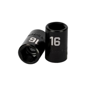 D-7416-M DADO DE IMPACTO, 6 PUNTAS, CUADRO 1/2′ DE 16MM» TRUPER