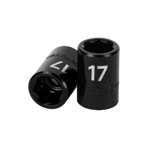 D-7417-M DADO DE IMPACTO, 6 PUNTAS, CUADRO 1/2′ DE 17MM» TRUPER