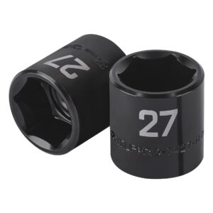 D-7427-M DADO DE IMPACTO DE 27MM, 6 PUNTAS, CUADRO 1/2′» TRUPER